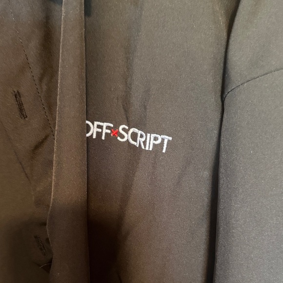 Black Shirt with Anime Back Graphic - Picture 9 of 11